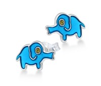 Kids Stud Earring Joyful Elephant STE-319